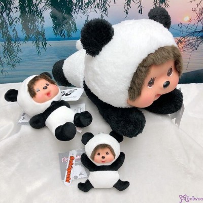 262205 Monchhichi Smart Holder Plush Phone & Glasses Stand Panda ~ RARE